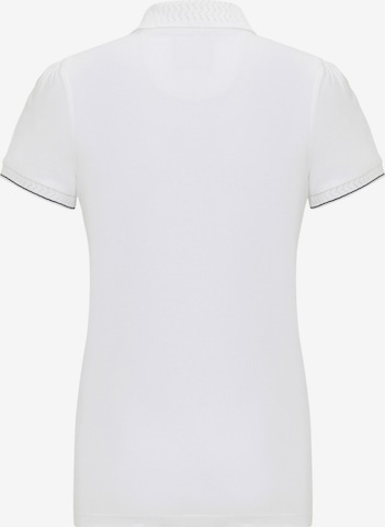 DENIM CULTURE Μπλουζάκι 'Blaga' σε λευκό