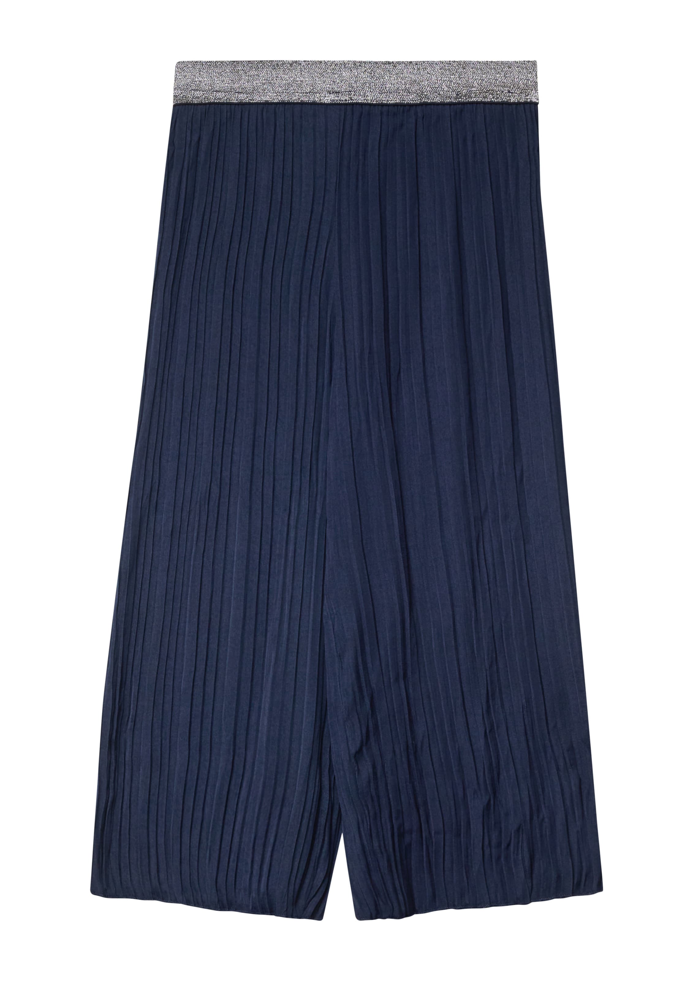 s.Oliver Wide leg Broek in Blauw: voorkant