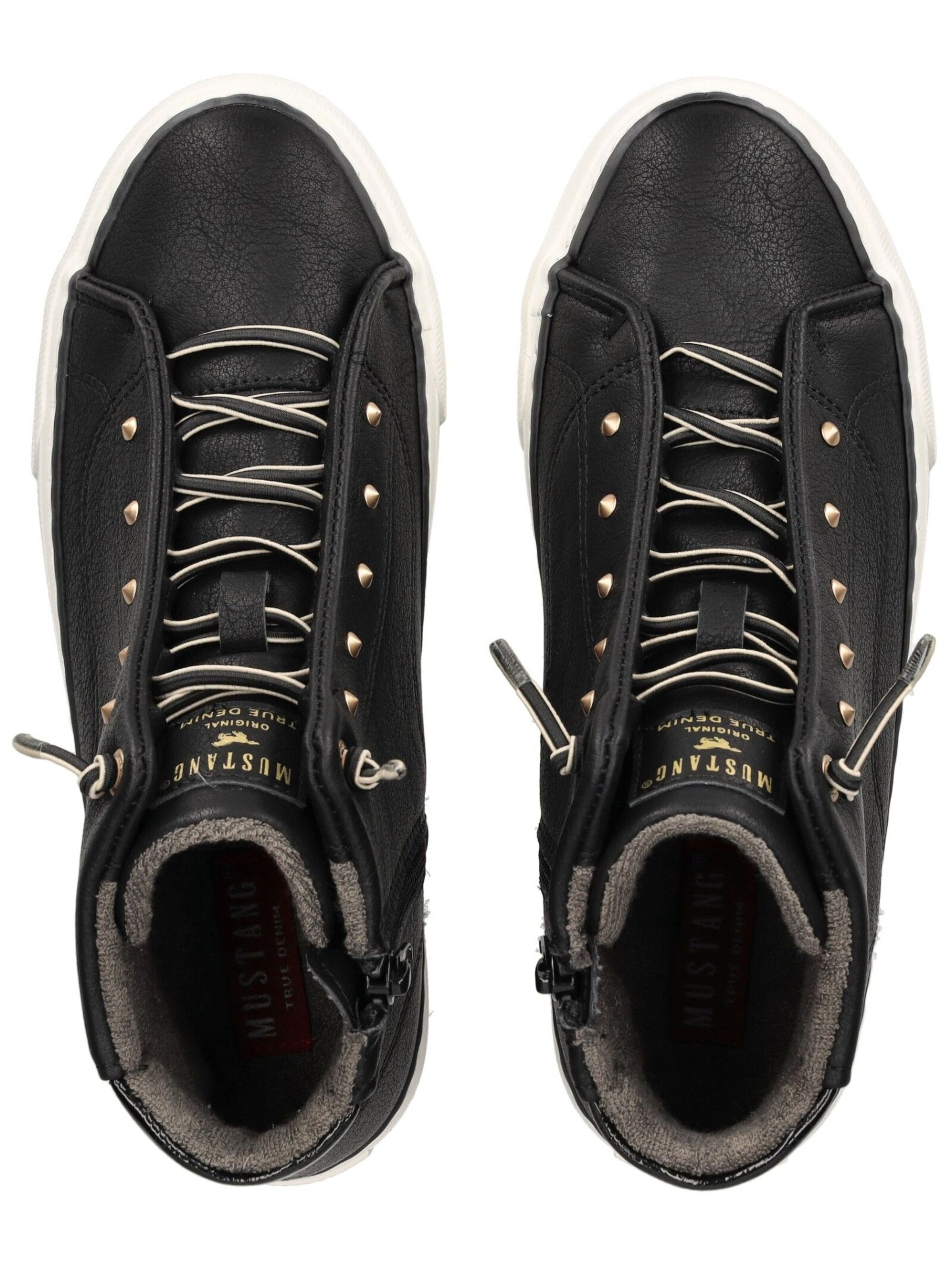 Sneaker alta di MUSTANG in nero