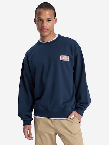 QUIKSILVER Sweatshirt 'Elevated' in Blue: front