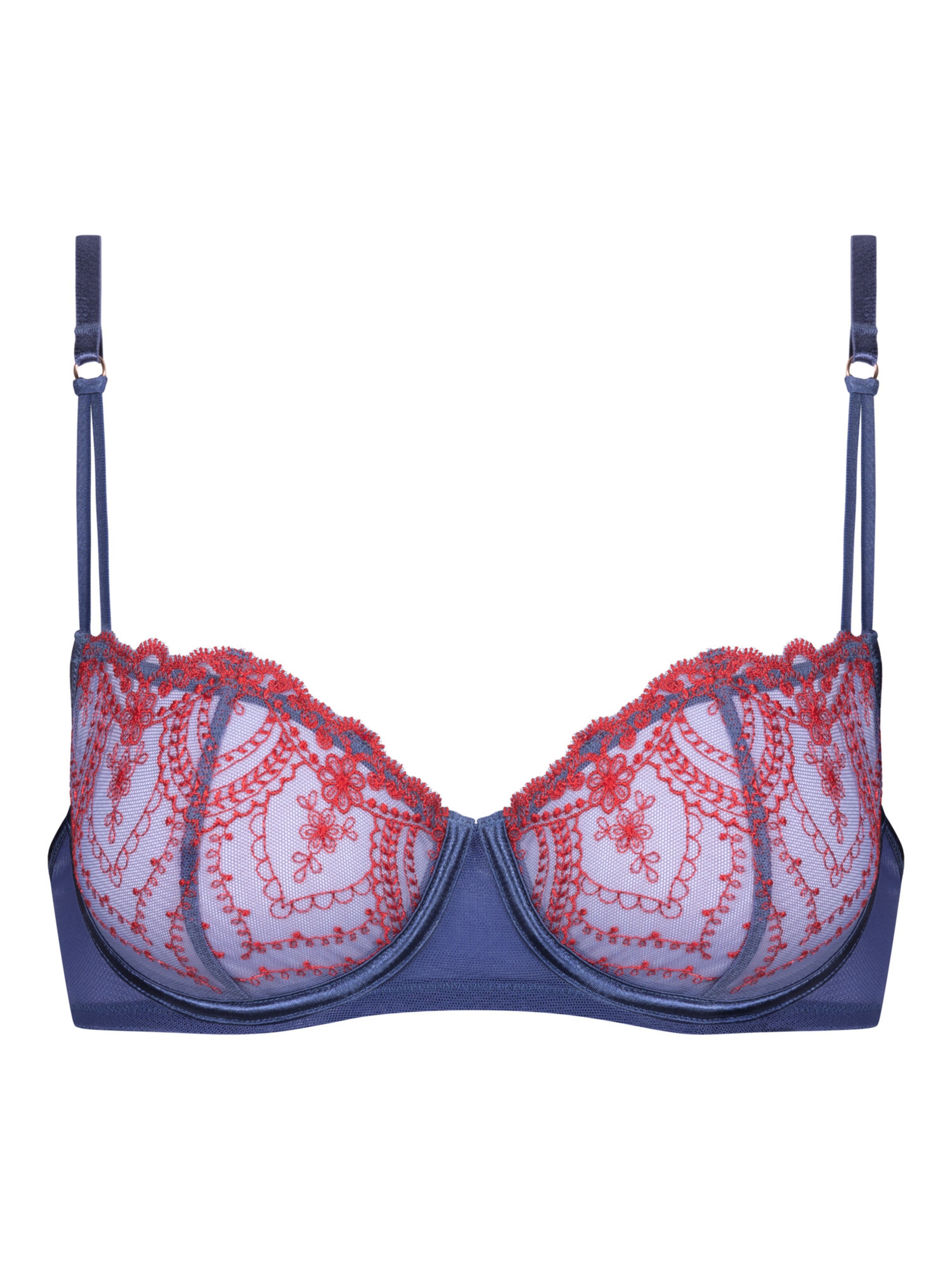 Mey Balconette BH in Blauw: voorkant