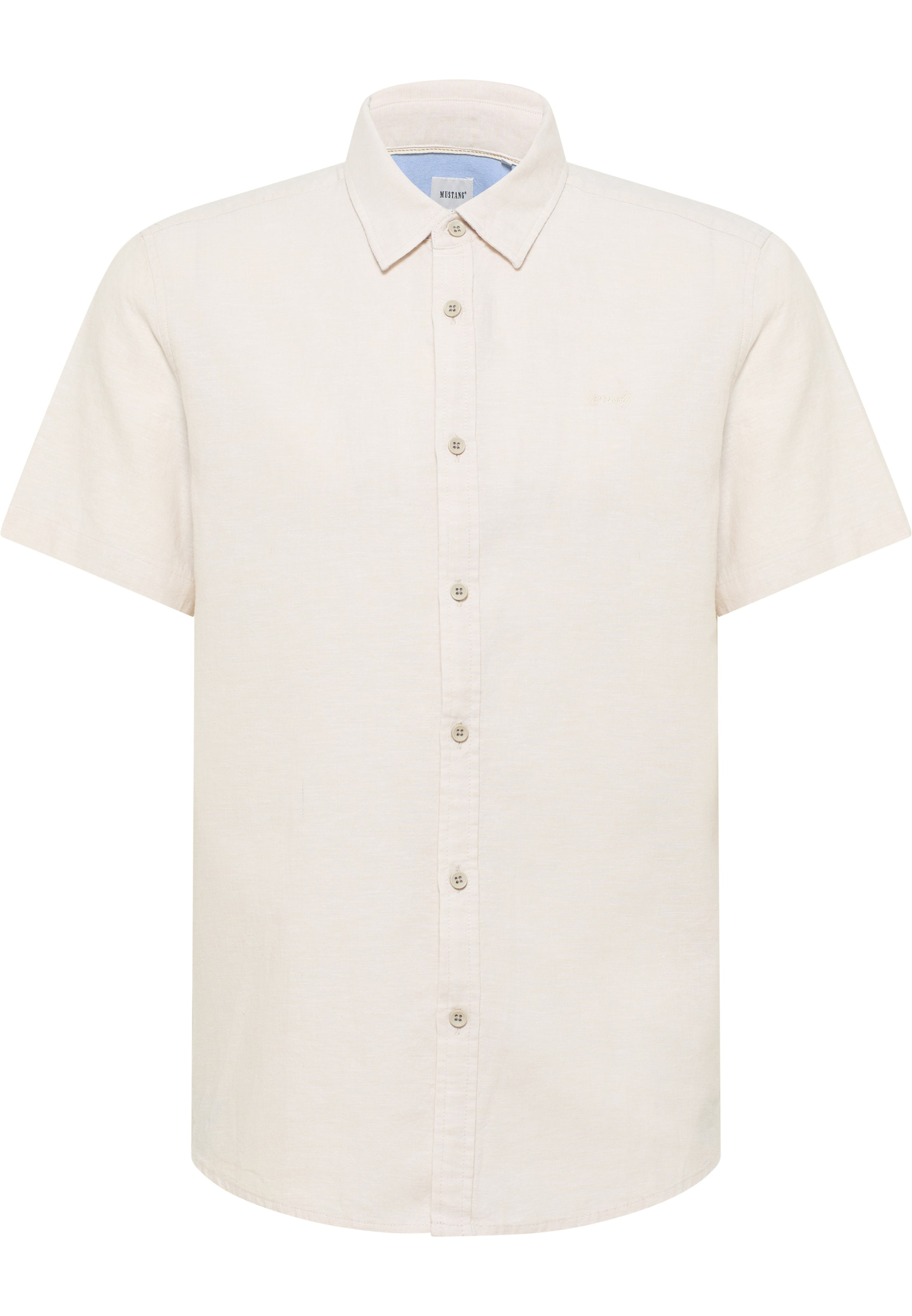 MUSTANG Button Up Shirt 'Berkeley' in Brown: front