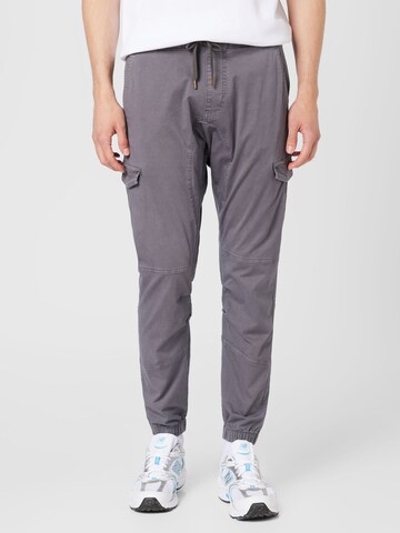 INDICODE JEANS Tapered Hose 'Levy' in Grau: predná strana