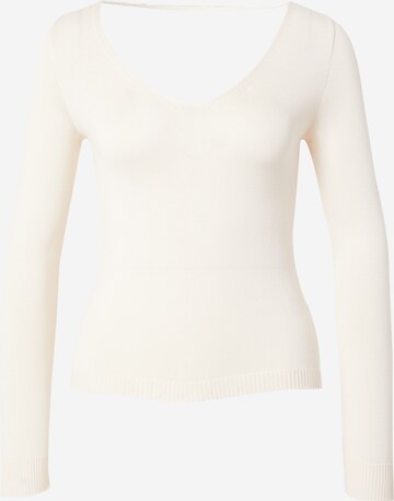 A LOT LESS Pullover 'Esther' in Beige: predná strana