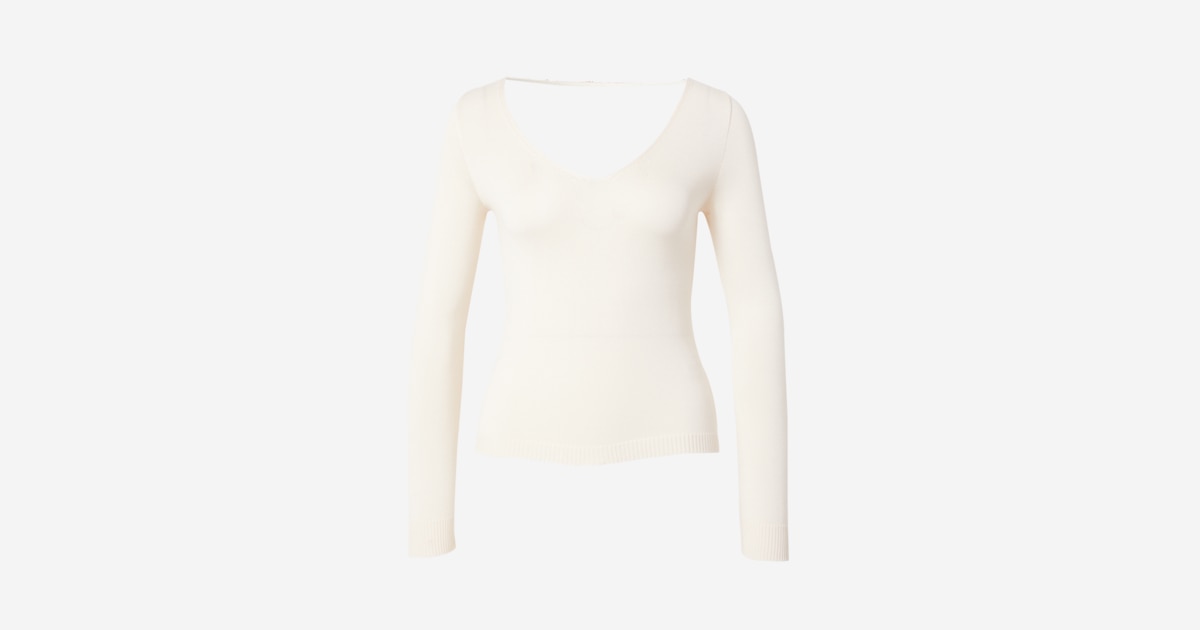 A LOT LESS Pullover 'Esther' in Ecru | ABOUT YOU
