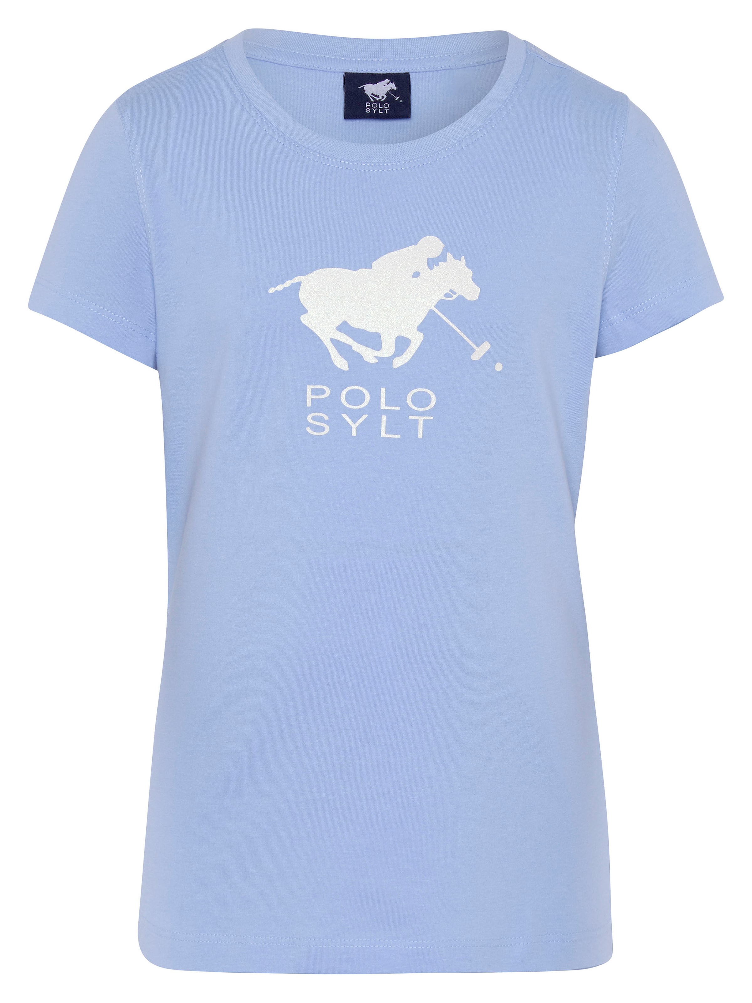 Polo Sylt Shirt in Blue: front