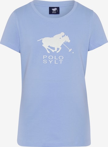 Polo Sylt Shirt in Blue: front