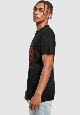 Merchcode T-Shirt 'SLA - God Hates Us Pentagram' in Schwarz