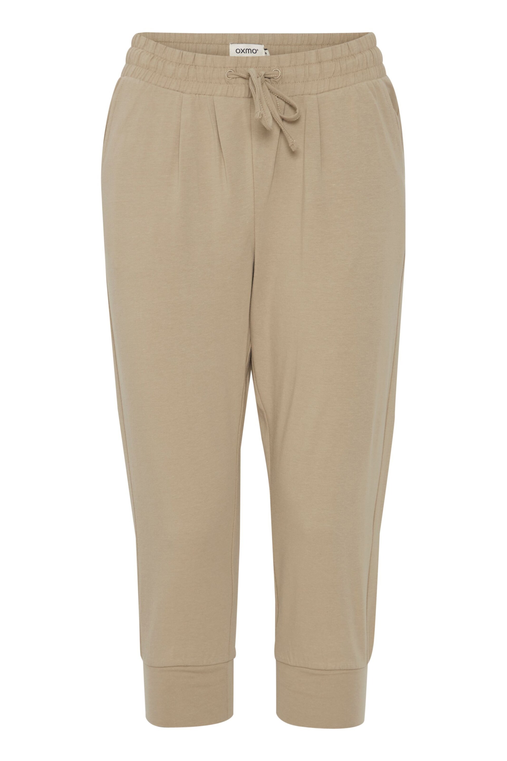 Oxmo Tapered Hose 'Odda' in Beige: Vorderseite