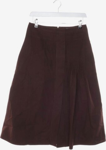 JIL SANDER Skirt in S in Brown: front