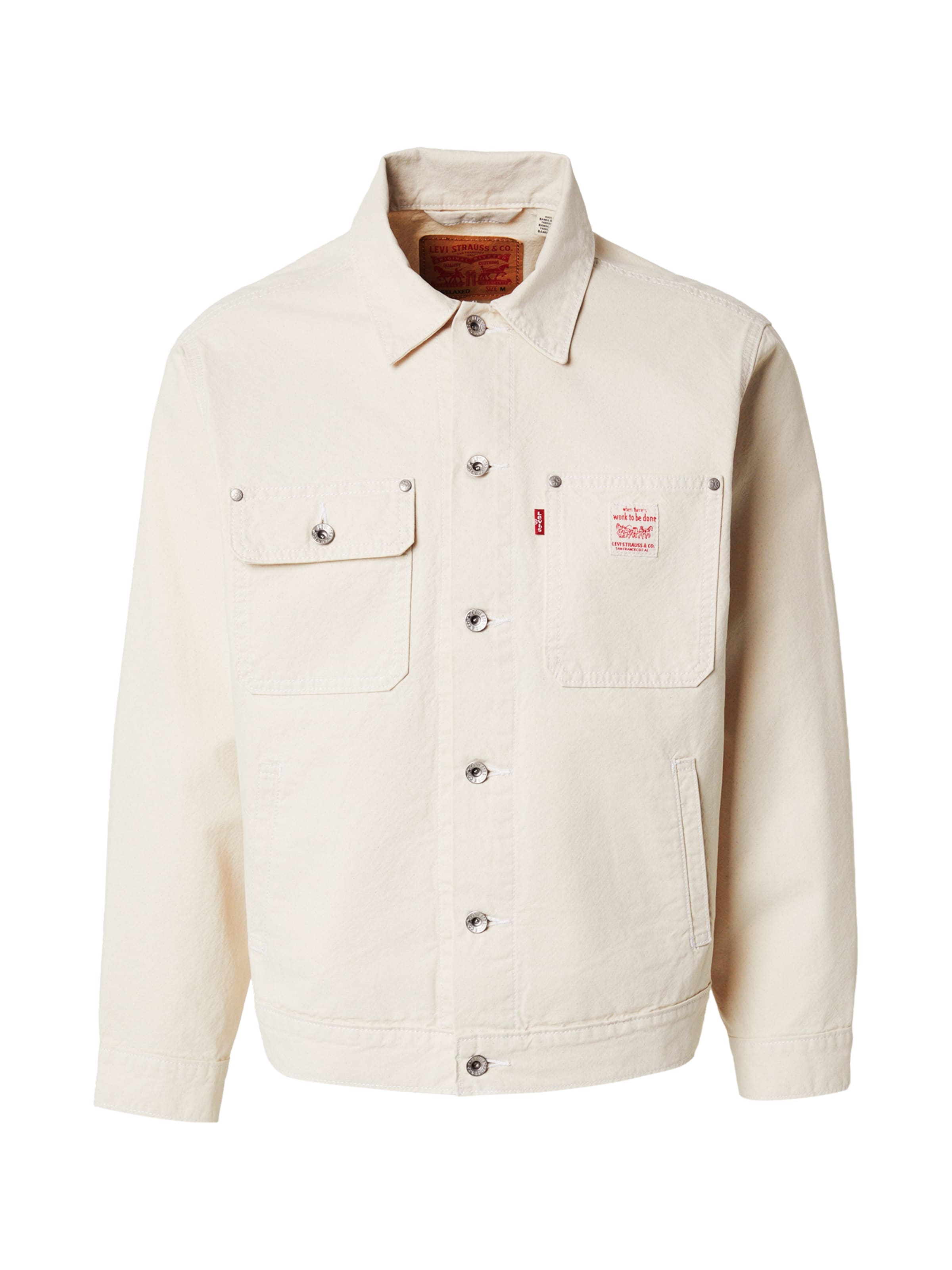 LEVI'S ® Tussenjas 'Sunrise Trucker Jacket' in Beige: voorkant