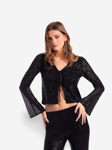 THE-ARE - Blusa em preto