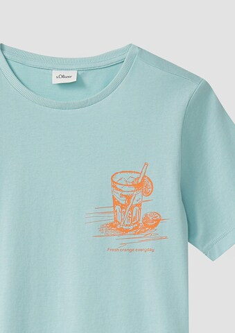 T-Shirt s.Oliver en bleu