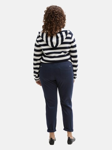TOM TAILOR Slimfit Hose in Blau