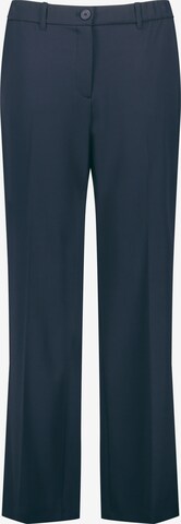 SAMOON Regular Pleated Pants 'Greta' in Blue: front