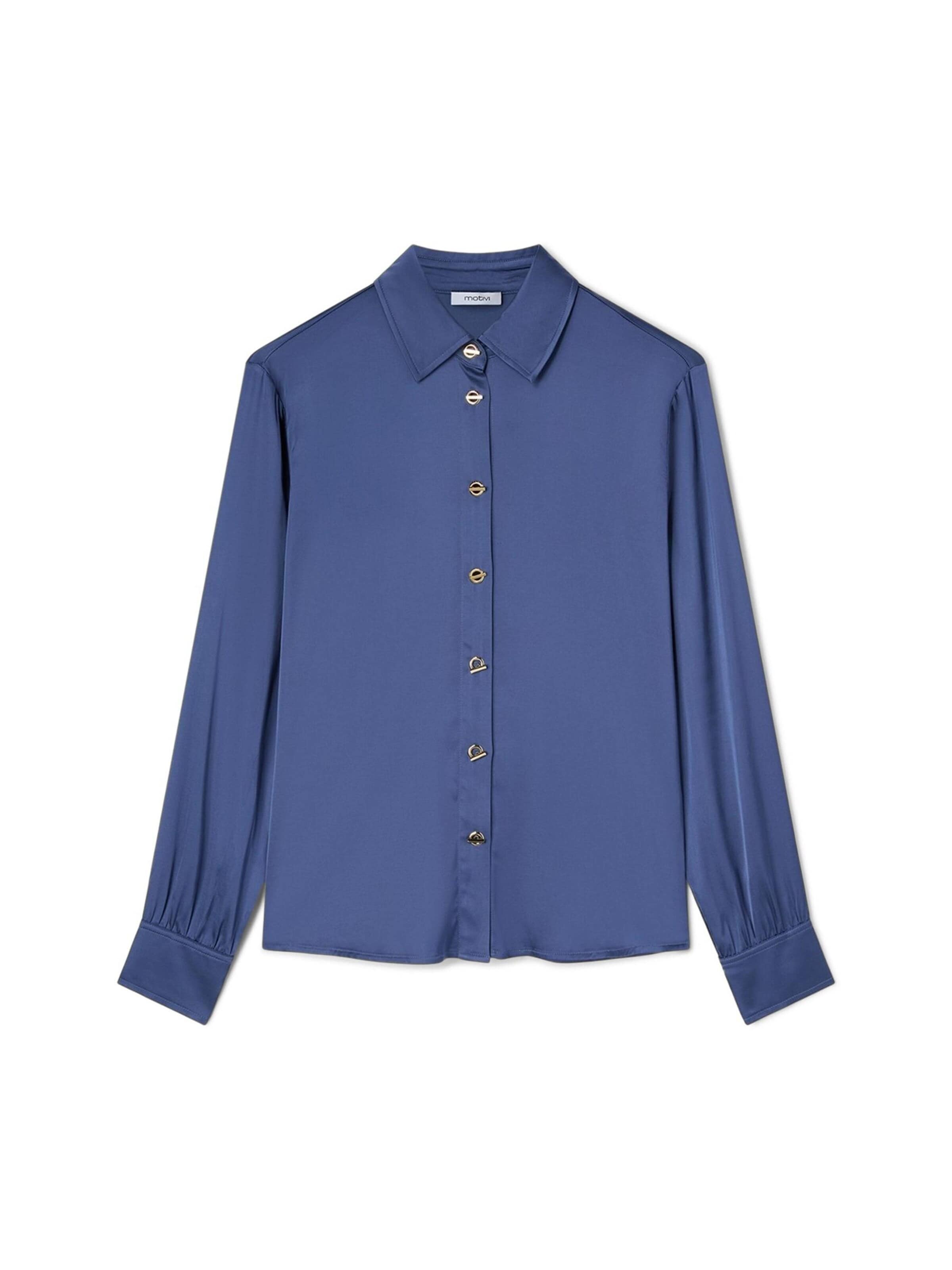 MOTIVI - Blusa en azul: frente