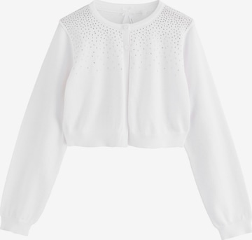 balta Next Kardiganas: priekis