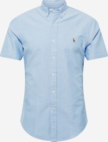 Polo Ralph Lauren Slim fit Overhemd in Blauw: voorkant