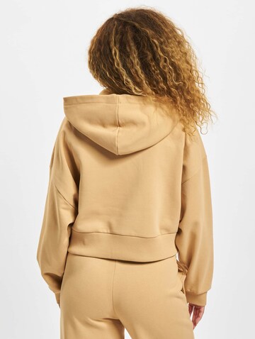 Karl Kani Zip-Up Hoodie in Beige