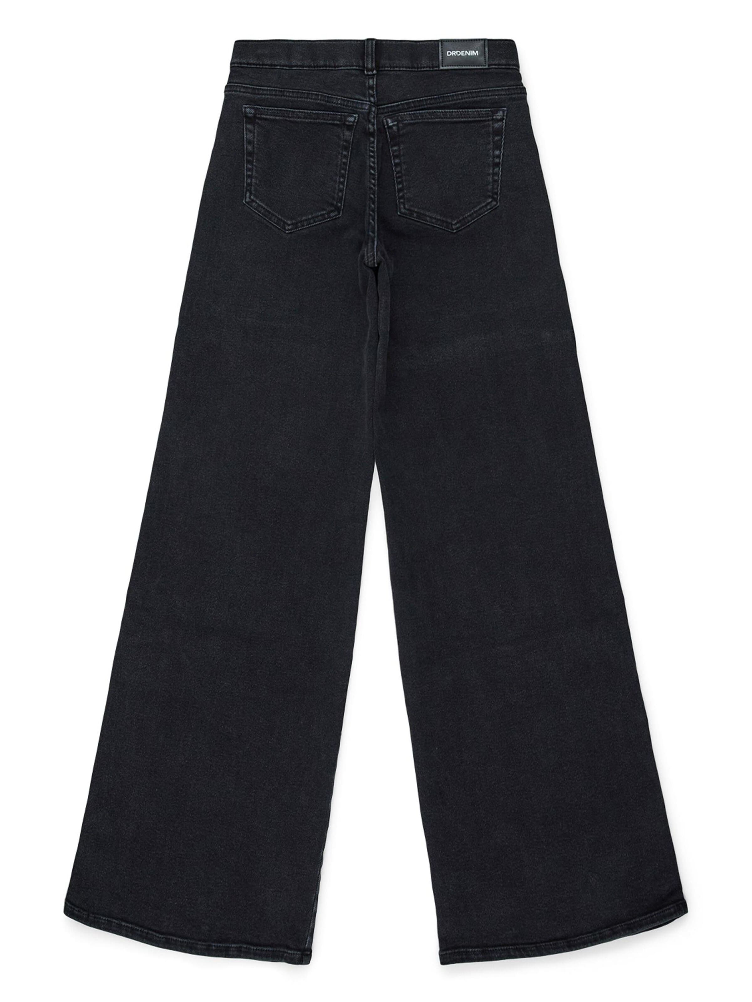 Dr. Denim Wide leg Jeans 'Zila Mid Wide' in Black