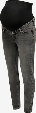 Only Maternity Skinny Jeans 'Emily' in Grey: front