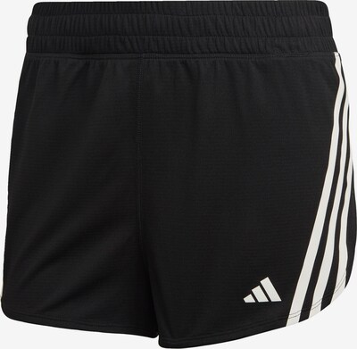 ADIDAS PERFORMANCE Sportbroek 'Run Icons 3-Stripes Low Carbon' in de kleur Zwart / Wit, Productweergave