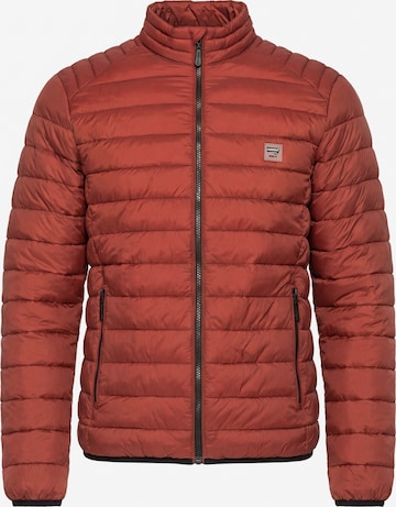 Carrera Jeans Outdoorjacke 'Upright-Collar' in Rot: Vorderseite