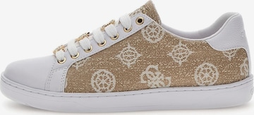 GUESS Sneakers in Beige: front