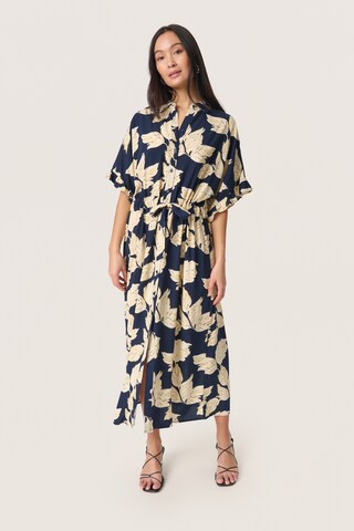 SOAKED IN LUXURY Blousejurk in Blauw: voorkant