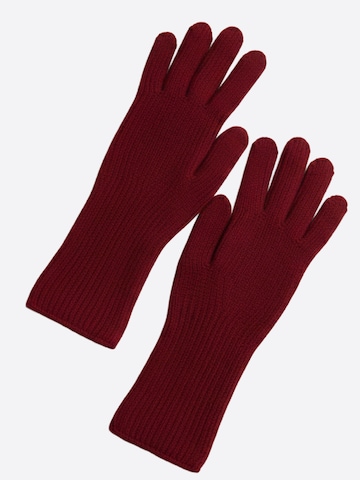 Il Lanificio Full finger gloves in Red