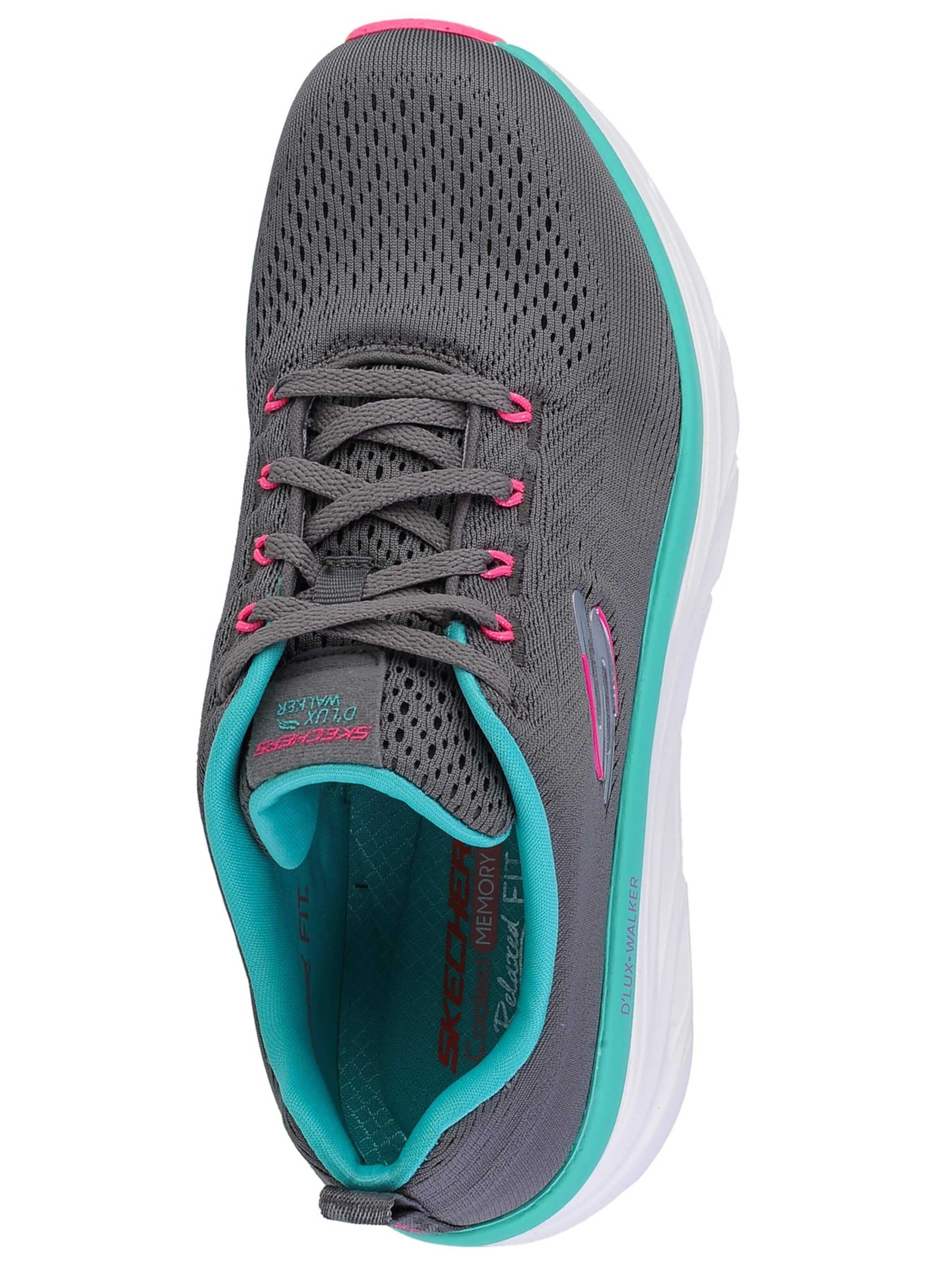 Slip on 'D'Lux Walker - Fresh Finesse' SKECHERS en gris