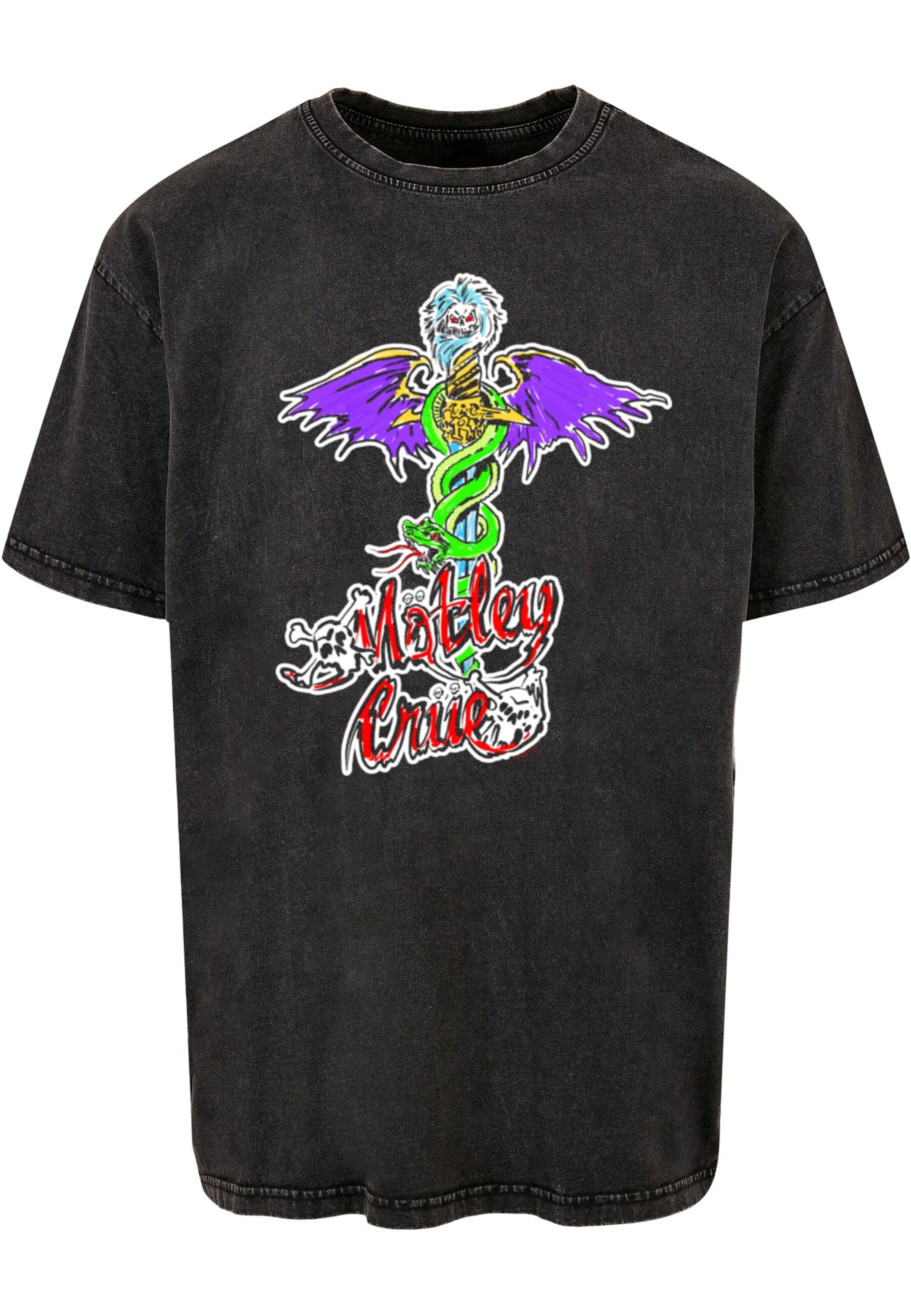 T-Shirt 'Motley Crue - Dr Feel Good' Merchcode en noir : devant