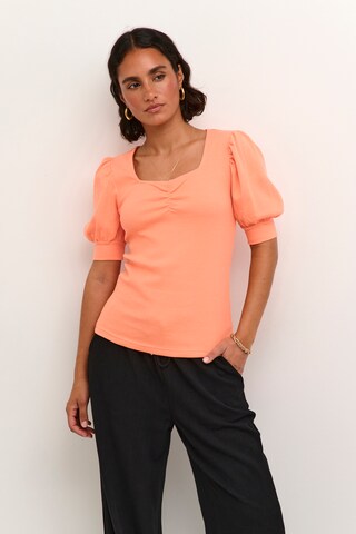 Kaffe Shirt 'Carna' in Orange: front