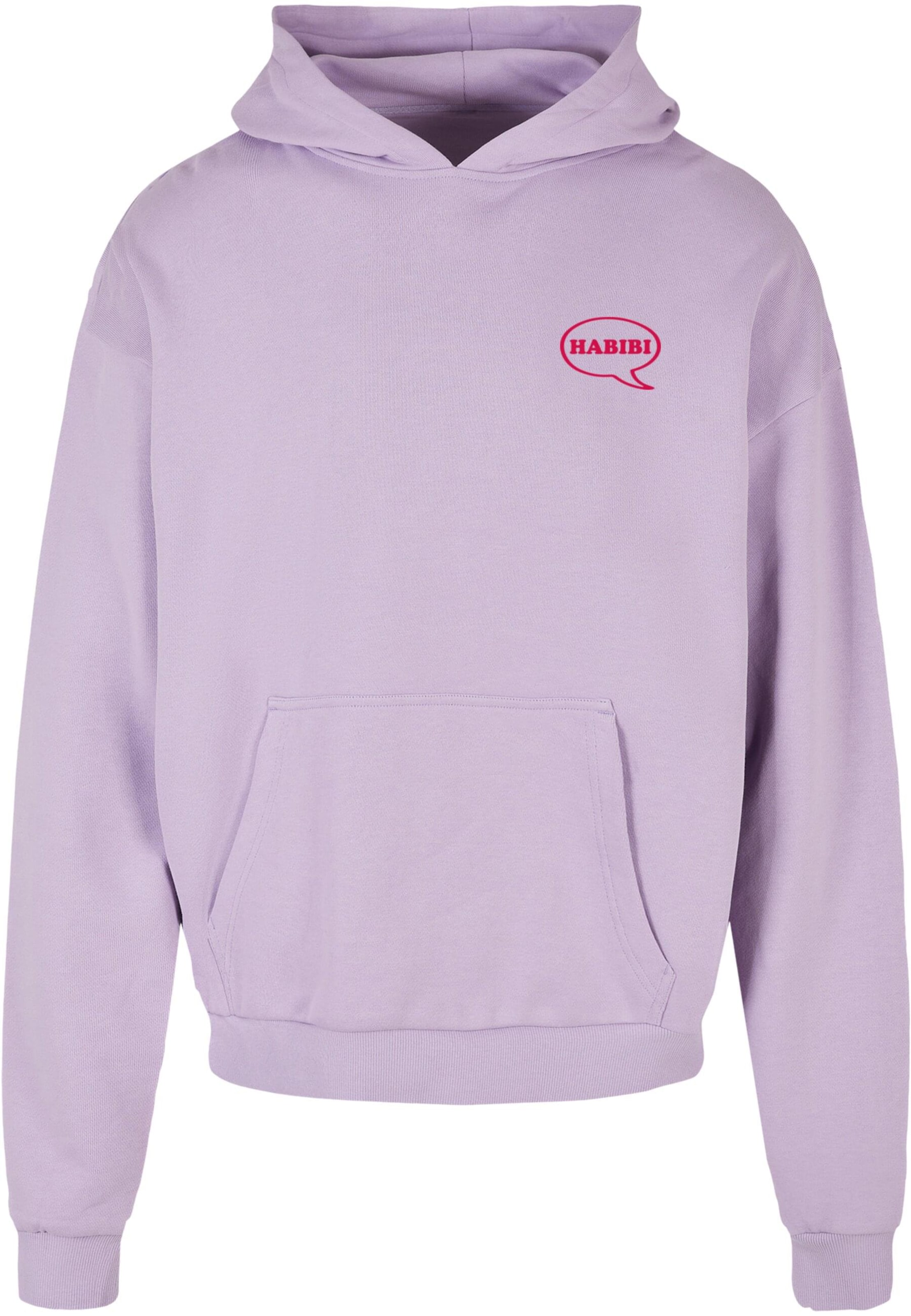 Merchcode - Sweatshirt 'Mr Kebab' em roxo: frente