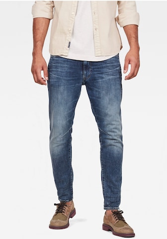 G-STAR Tapered Jeans '3301' in Blue: front
