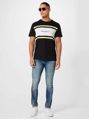 Tommy Jeans - Camiseta en negro