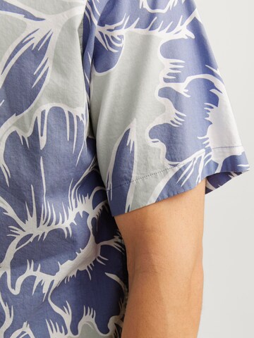 JACK & JONES Comfort Fit Hemd 'JPRBLAPalma Resort' in Grün