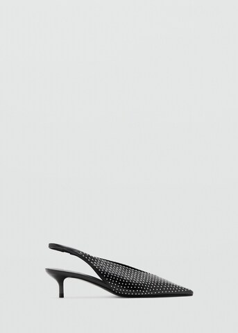 MANGO Slingback Pumps 'Vis' in Black