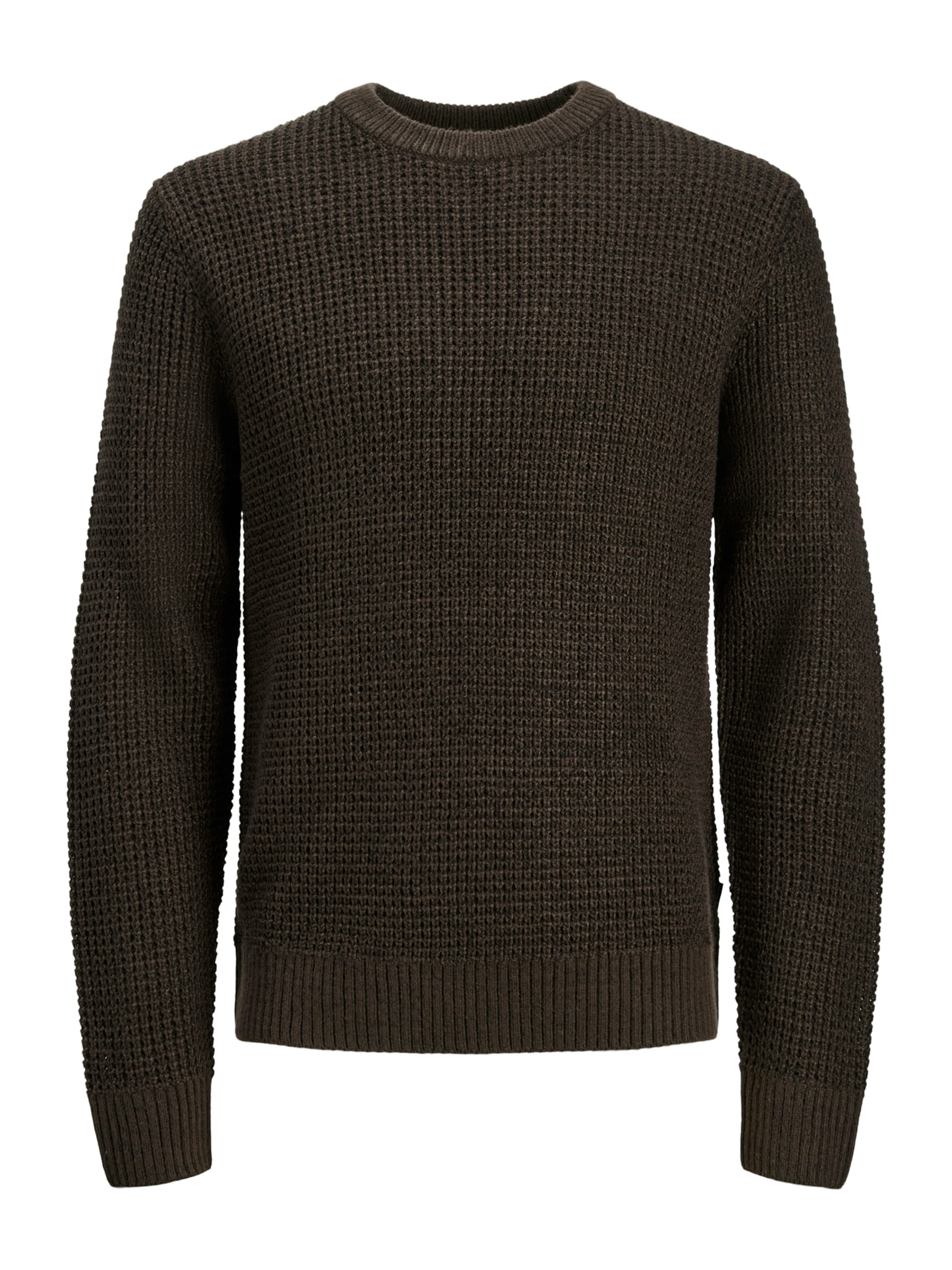 JACK & JONES Pullover 'JJGLOBAL' in Braun: Vorderseite