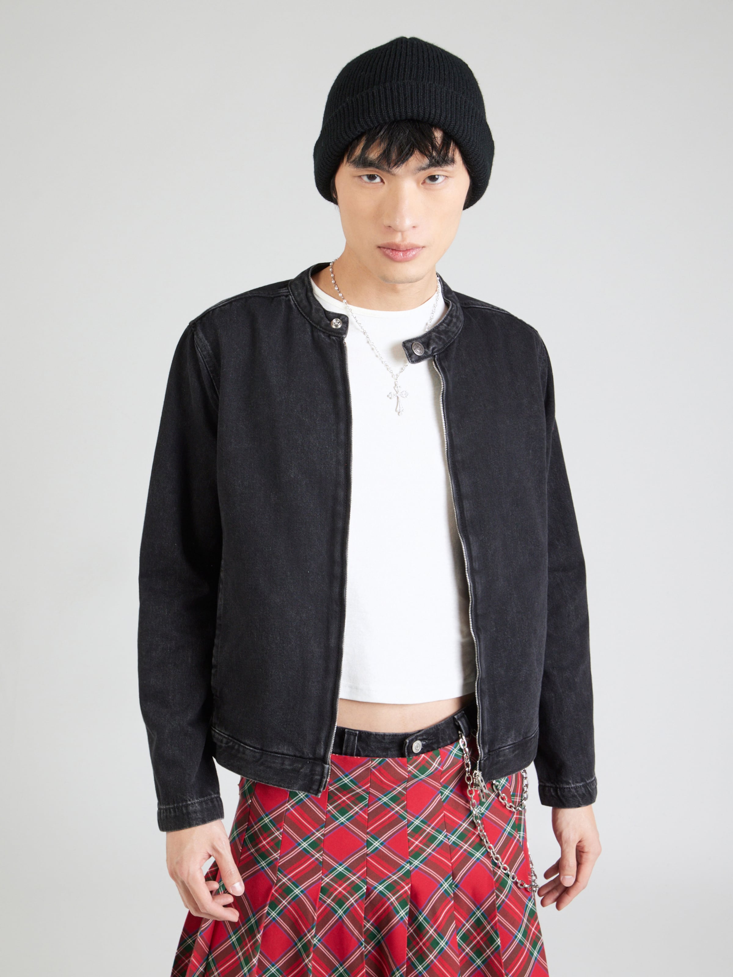 DIESEL Between-Season Jacket 'D-GLORY' in Black Denim | ABOUT YOU