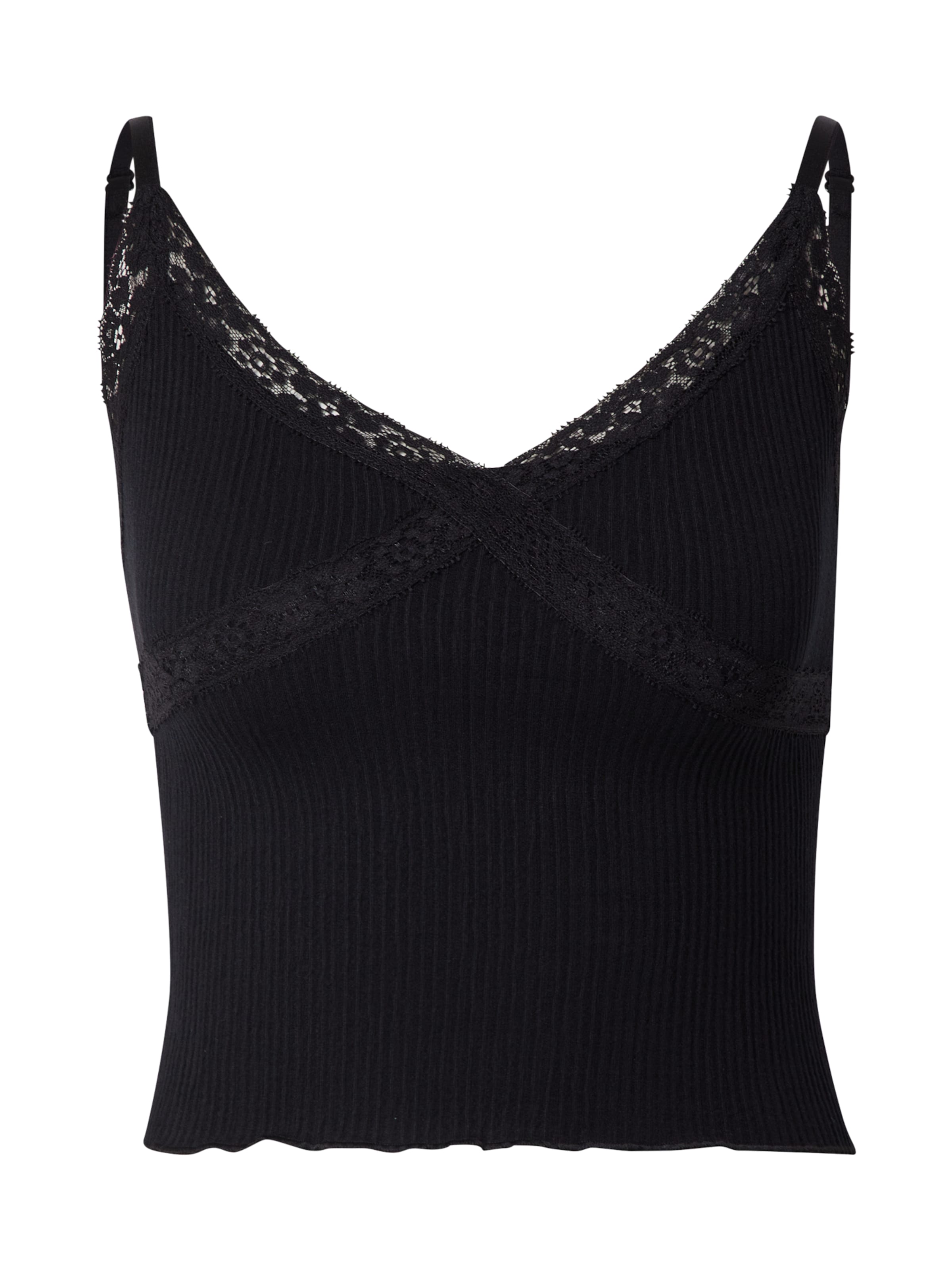 BDG Urban Outfitters Top in Schwarz: Vorderseite