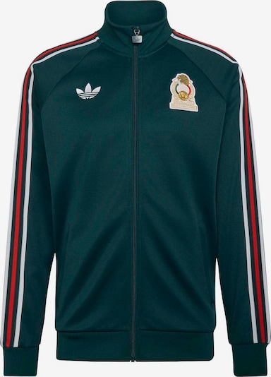 ADIDAS PERFORMANCE Treenitakki 'FMF OG' värissä smaragdi / kirsikanpunainen / valkoinen, Tuotenäkymä