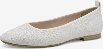 Ballerines Tamaris en blanc : devant