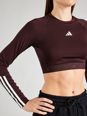 Maglia funzionale 'Hyperglam' di ADIDAS PERFORMANCE in marrone