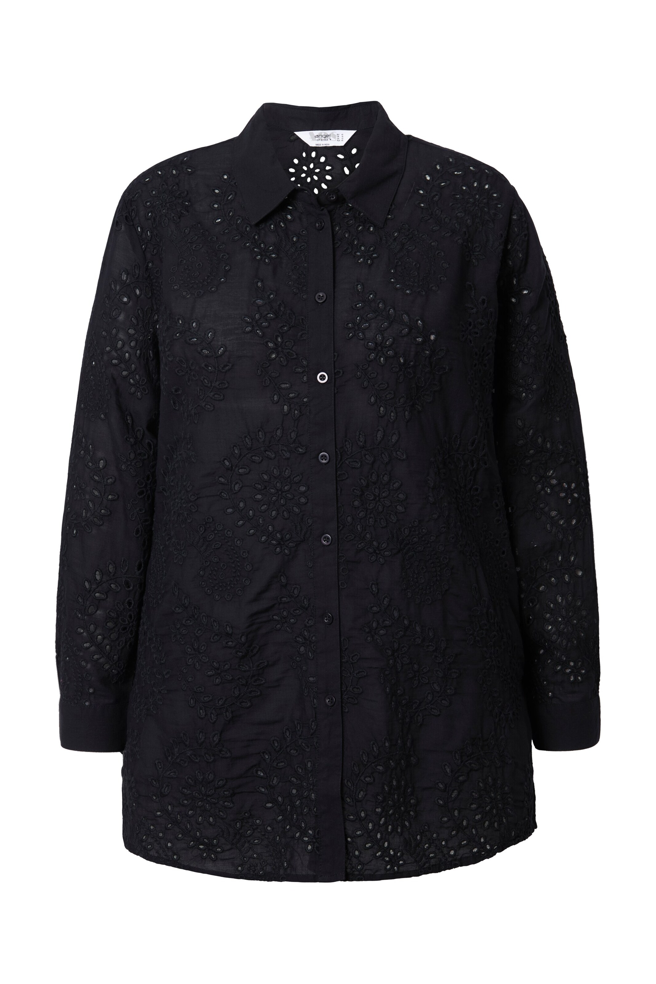 Angel of Style Bluse in Schwarz: Vorderseite