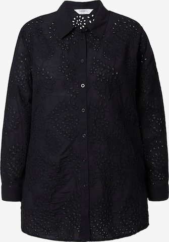 Angel of Style Blouse in Zwart: voorkant