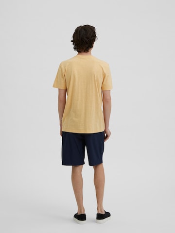 SELECTED HOMME T-Shirt 'EZRA' in Orange