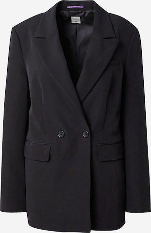 Blazer QS en noir : devant