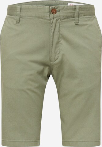 s.Oliver Chino Pants in Green: front