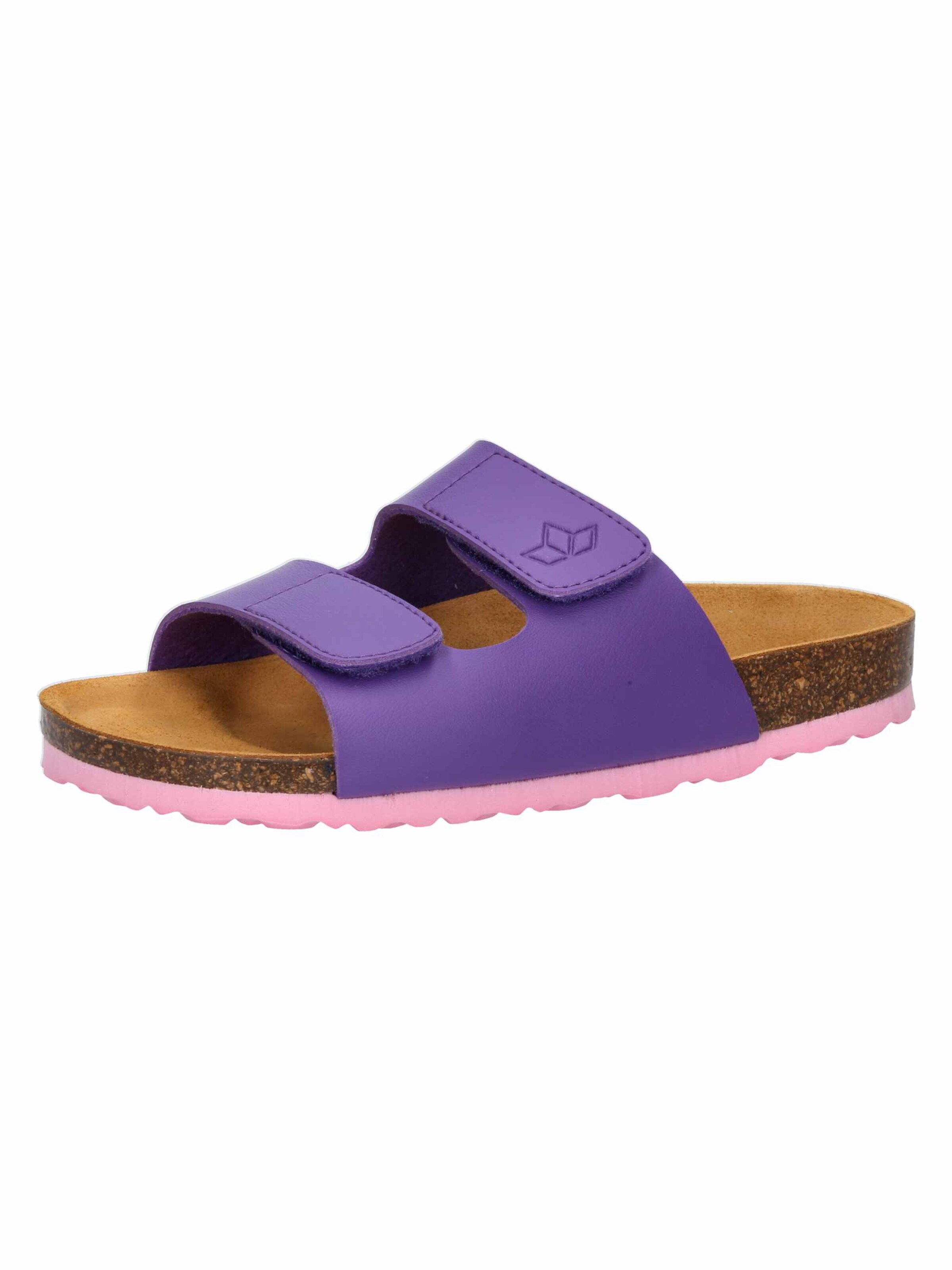 LICO Open shoes 'Bioline Velcro' in Purple: front